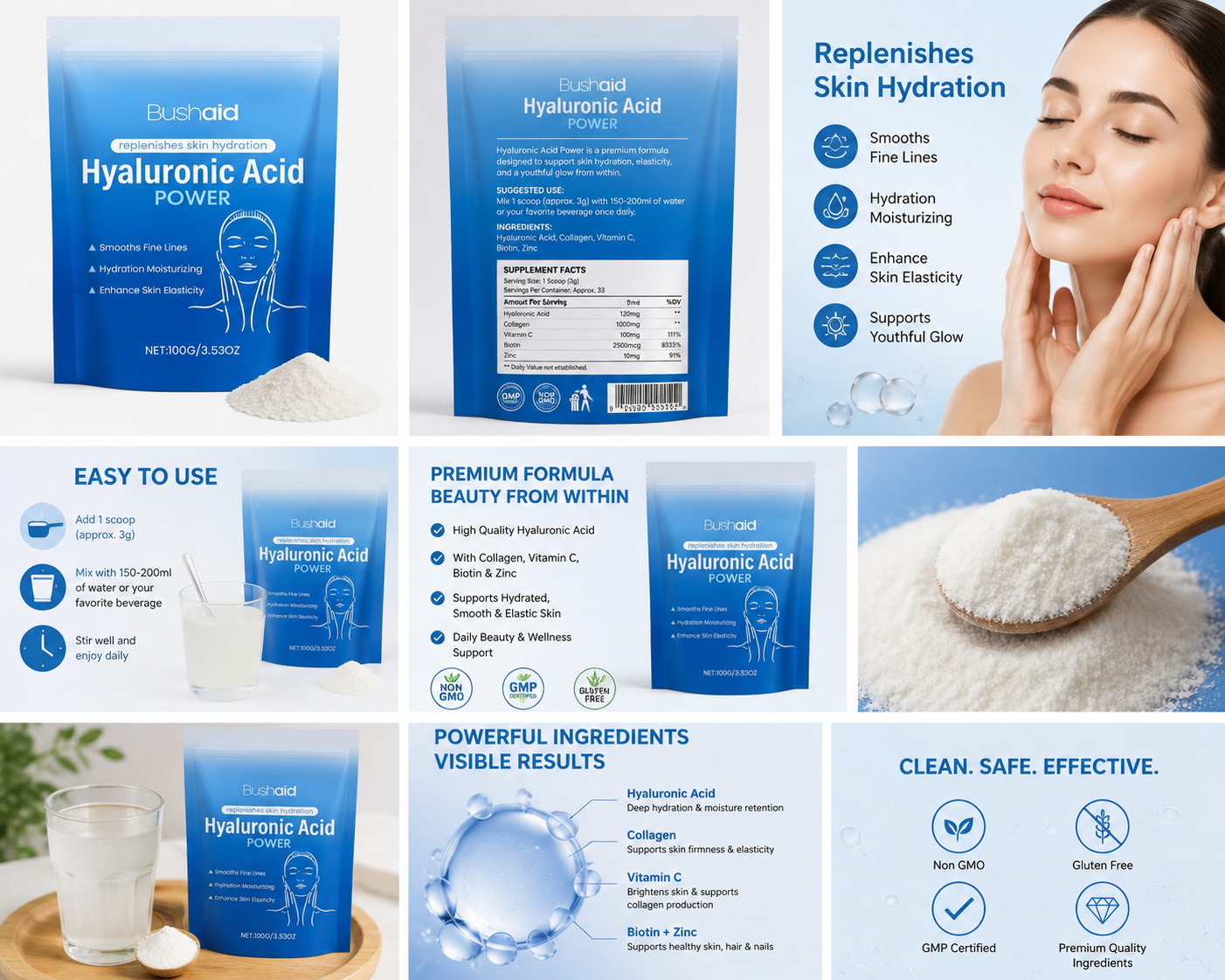 Hyaluronic Acid Protein Powder